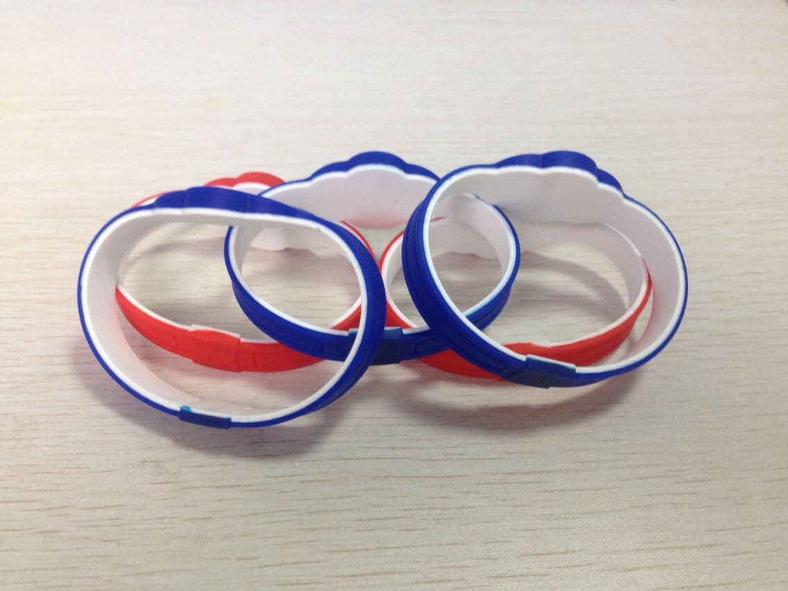 RFID Double color Silicone Wristband